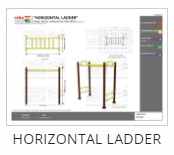 Outdoor Fitness Equipment - Horizontal Ladder Thumb