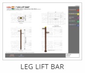 Outdoor Fitness Equipment - Leg Lift Bar Thumb