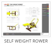 Outdoor Fitness Equipment - Self Weight Rower Thumb