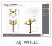 Outdoor Fitness Equipment - Taiji Wheel Thumb