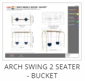 Arch Swing 2 Seater - Bucket Thumb