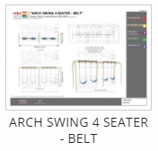 Arch Swing 4 Seater - Belt Thumb