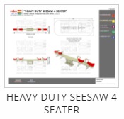 Heavy Duty Seesaw 4 Seater Thumb
