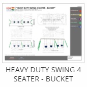 Heavy Duty Swing 4 Seater - Bucket Thumb