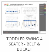 Toddler Swing 4 Seater - Belt & Bucket Thumb