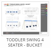 Toddler Swing 4 Seater - Bucket Thumb
